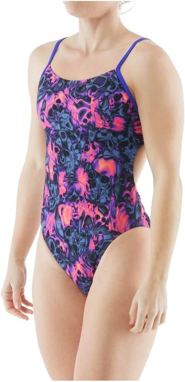 NWT TYR Women's Spirit Fire Cutoutfit Swimsuit sz 36